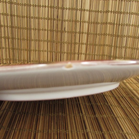 Vintage Peasant Village Italian Pottery Hand Painted Fruit Cherries 8.25" Plate - Picture 5 of 10